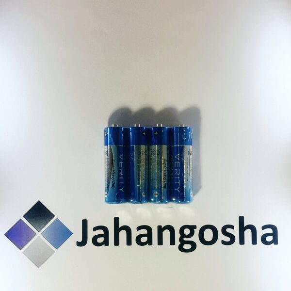 باتری نیم قلمی -AAA- شرینک ۴ عددی وریتی