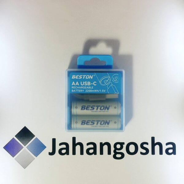 باتری قلمی شارژی lithium یو اس بی خور 2200 میلی وات ساعت بستون