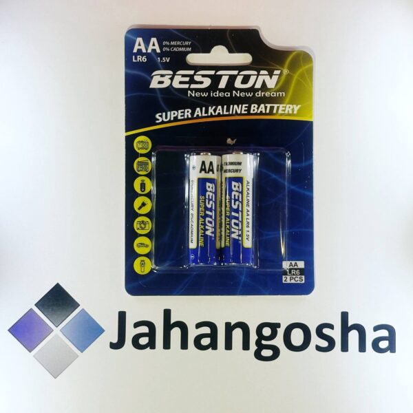 باتری قلمی-AA- سوپر آلکالاین کارتی ۲ عددی بستون