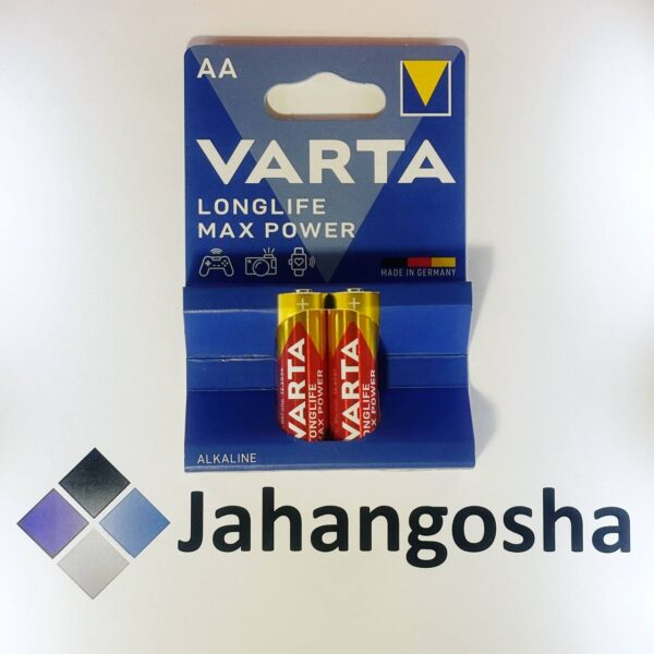 باتری قلمی-AA- مکس پاور قرمز آلکالاین ۲ عددی وارتا